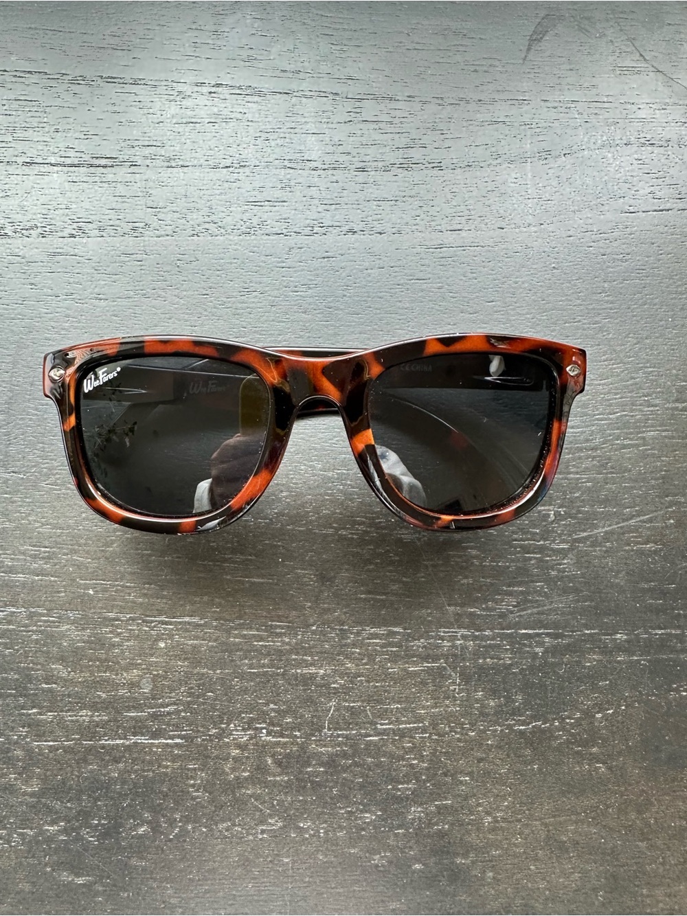 Ages 2-3 Tortoiseshell Sunglasses - Classic Wayfarer Style